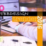 Webbdesign trender för 2016