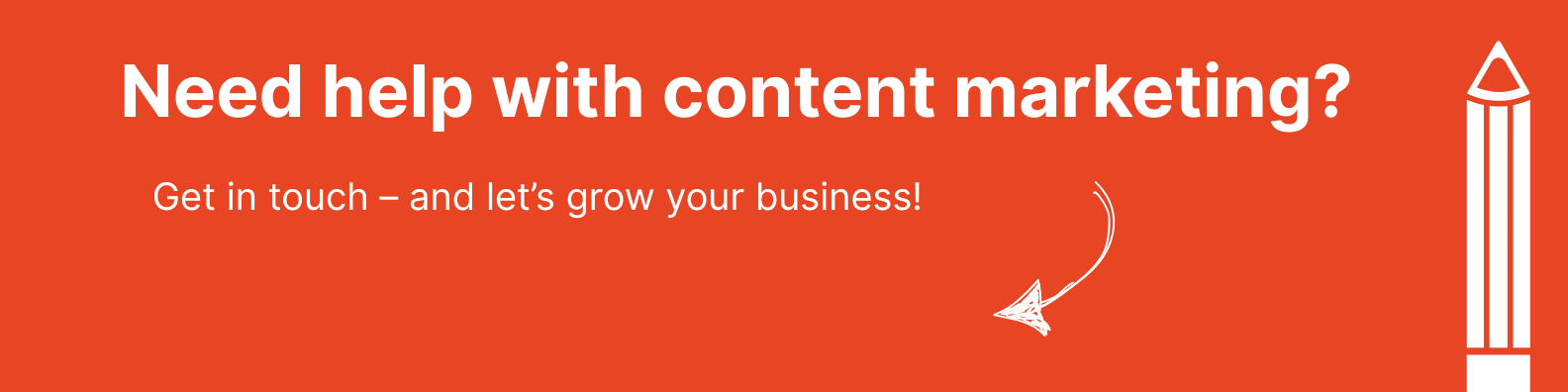 Need help with content marketing? Need help with content marketing?