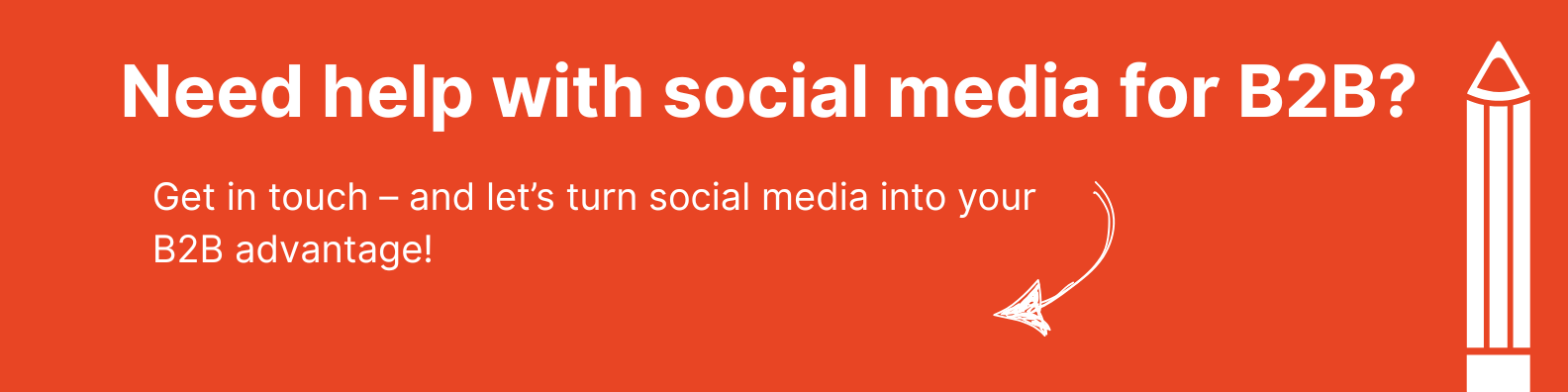 Need help with social media for B2B? Need help with social media for B2B?
